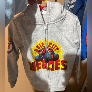 Blaze City Heroes Gray Hoodie